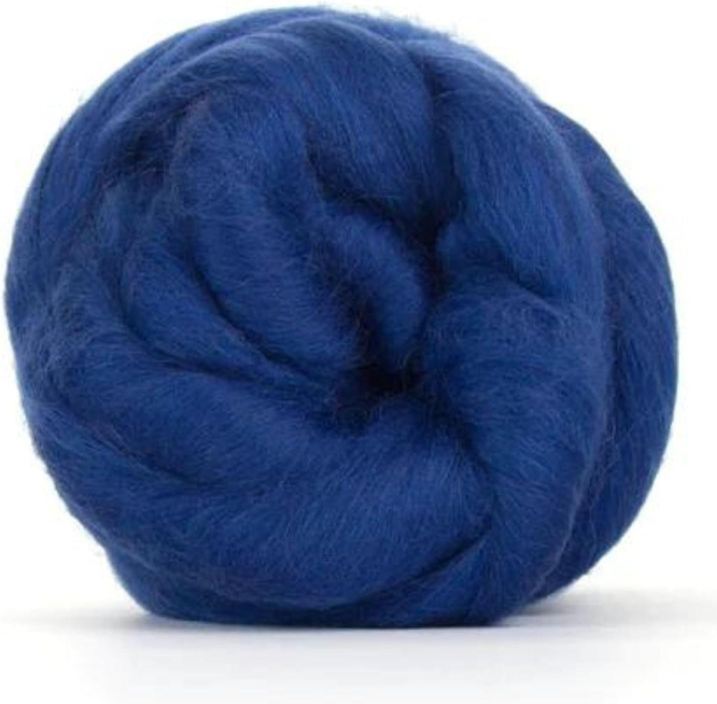 Revolution Fibers Merino Wool Combed Top | 1 lb Premium Wool Roving | 22 Micron, Best Merino Wool for Spinning, Tapestry, Needle Felting, Big Yarn Roving and Wall Hangings (Denim Blue)