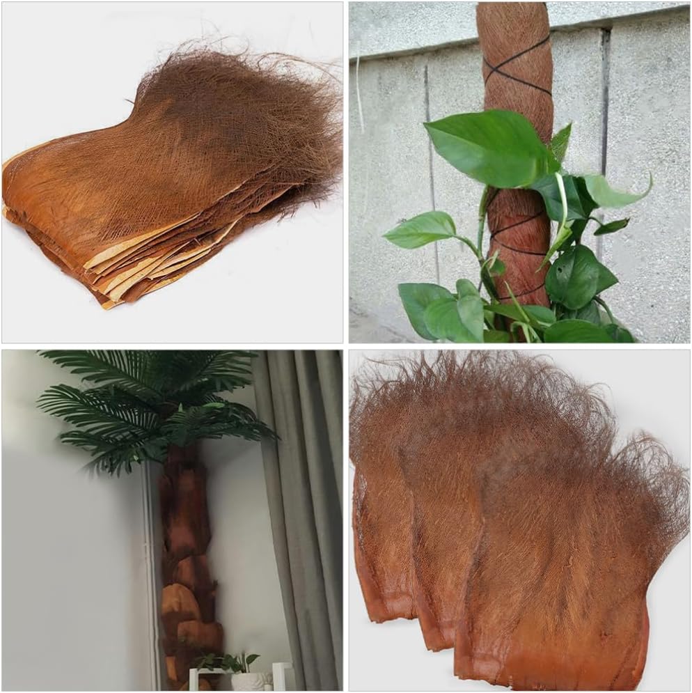 VOSAREA 5 Sheets Fake Tree Barks Coconut Bark Decoration Garden Background Bark for Crafts Garden Decor