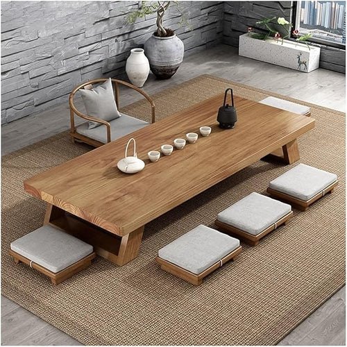 63in Japanese Floor Table, Low Altar Table by Unknown