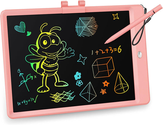 KOKODI LCD Writing Tablet,Gifts for 3 Years Old Boys and Girls,10 Inch Colorful Doodle Board Drawing Tablet, Erasable Reusable Electronic Drawing Pads, Educational and Learning Toy for Kids
