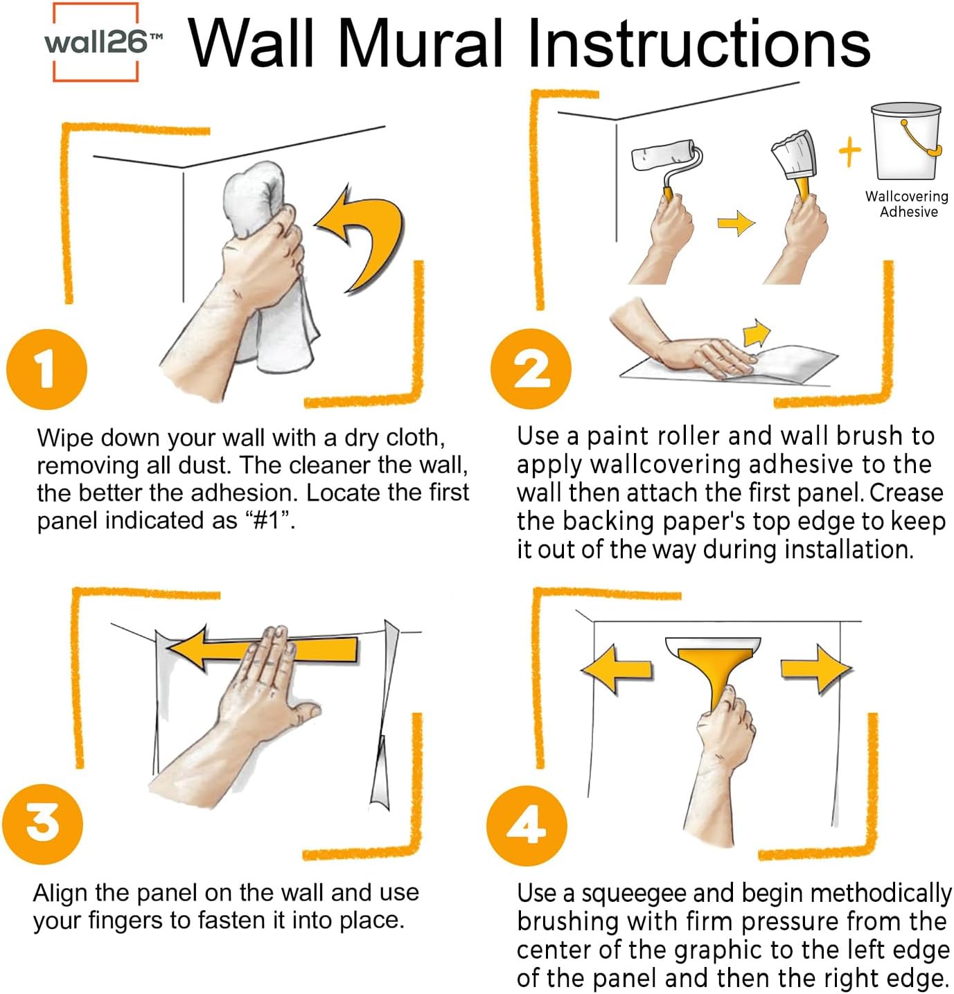 wall26 Wall Sticker/Wall Mural Watercolor Style Ink Painting Pink Cherry Blossom on Vintage, Not Peel and Stick, Non-Woven Wallpaper Decorative for Bedroom, Living Room, Office - 132x192 inches