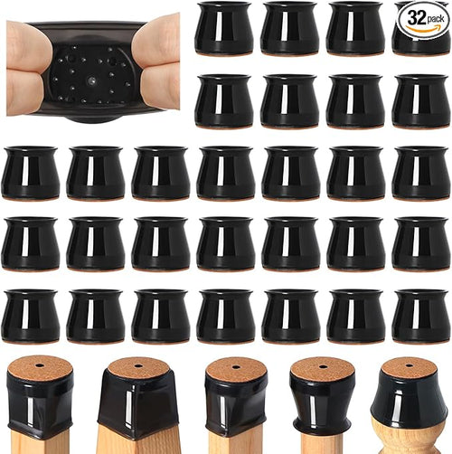 32 Pcs Chair Leg Floor Protectors by VIUME