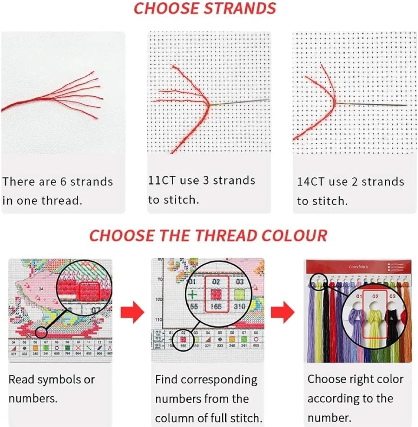 Dooxvey Cross Stitch Kits for Adults Beginners - Full Range of Stamped Kits - 11CT Cross Stitch Patterns - Underwater World - 16x20 inch