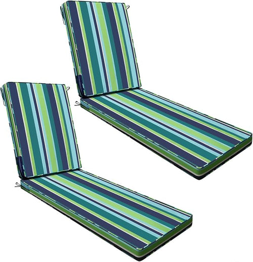 AAAAAcessories Outdoor Chaise Lounge Cushions, Fade-Resistant, Waterproof Patio by AAAAAcessories