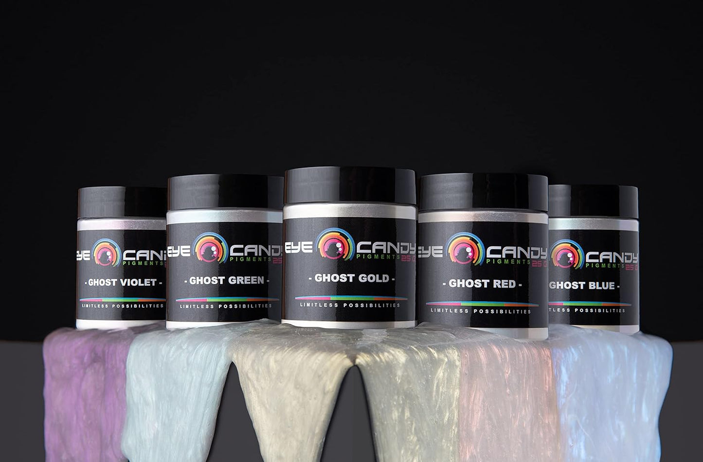 Eye Candy Pigments Premium Ghost Mica Powder - Ghost Green (50gr) - for Epoxy, Resin, Soap, Paint, Woodworking, Acrylic Pouring, Bath Bombs, Fishing Lures - DIY Arts and Crafts Additive