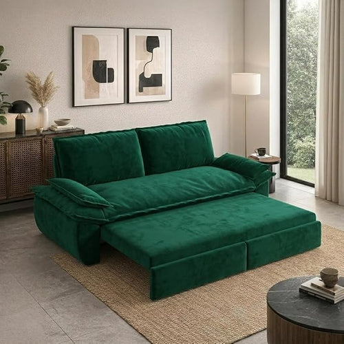 73.2" Sofa Bed Queen, 3-in-1 Pull Out Sofa Bed by Outdoorchairs