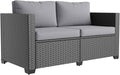 Aoxun 1 Piece Outdoor Patio Furniture Set 2 Seats by Aoxun