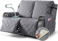 TAOCOCO 100% Waterproof Loveseat Recliner Cover, Non Slip Split Loveseat Covers by TAOCOCO