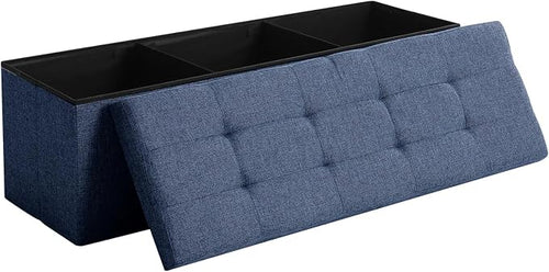 45.3 Inches Ottoman Bench With 166L Storage Space by CUYOCA-MakeYouFeelComfort