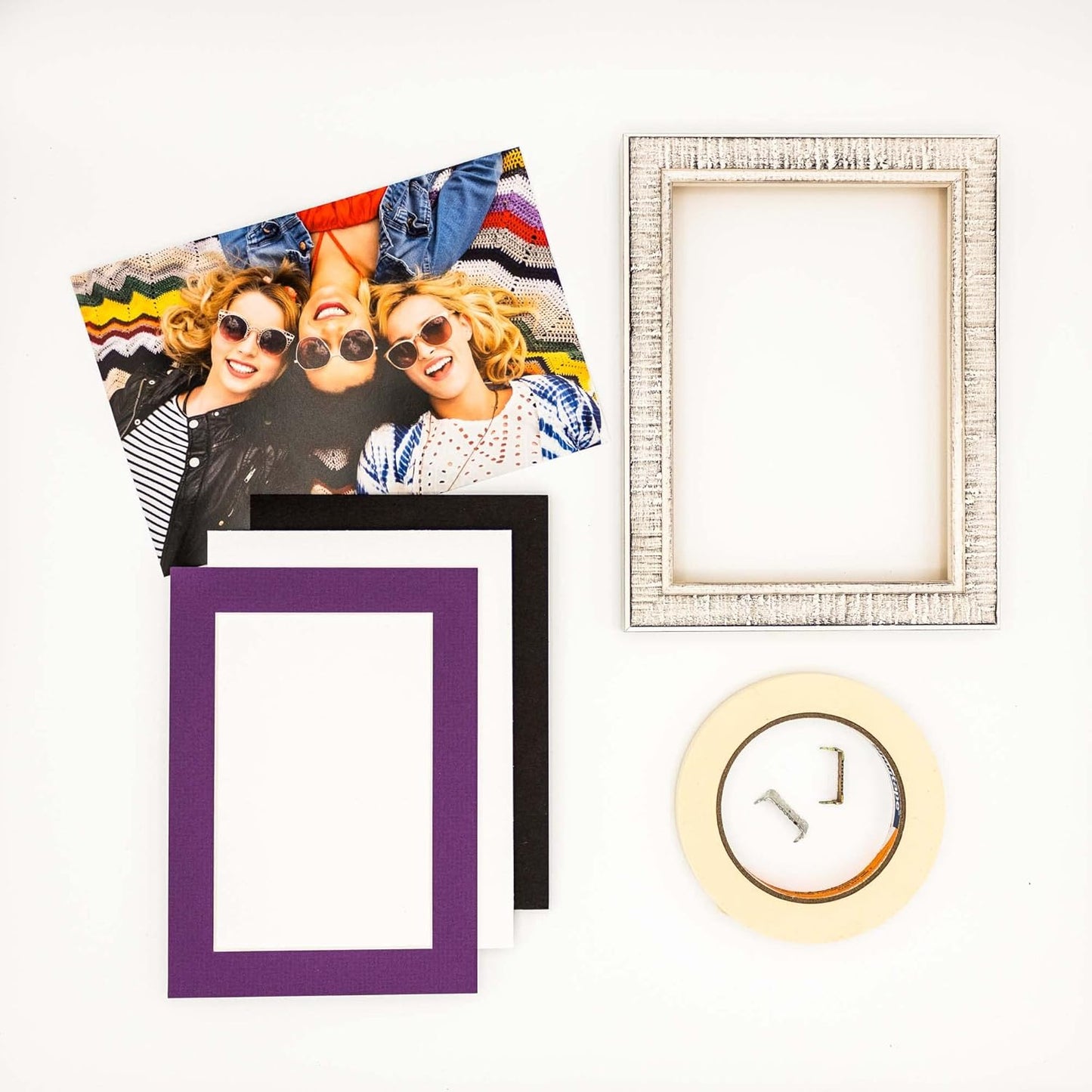 5x7 Mat for 8.5x11 Frame - Precut Mat Board Acid-Free Show Kit with Backing Board, and Clear Bags Dark Purple 5x7 Photo Matte Made to Fit a 8.5x11 Picture Frame Matboard for Framing, Pack of 100 Mats