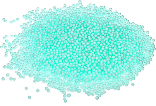 MECCANIXITY Foam Beads Foam Balls 4-6mm for Wedding and Party Decorations, Tiny Packing Balls, Arts DIY Crafts Supplies (Green,1 Pack Approx 5000pcs)