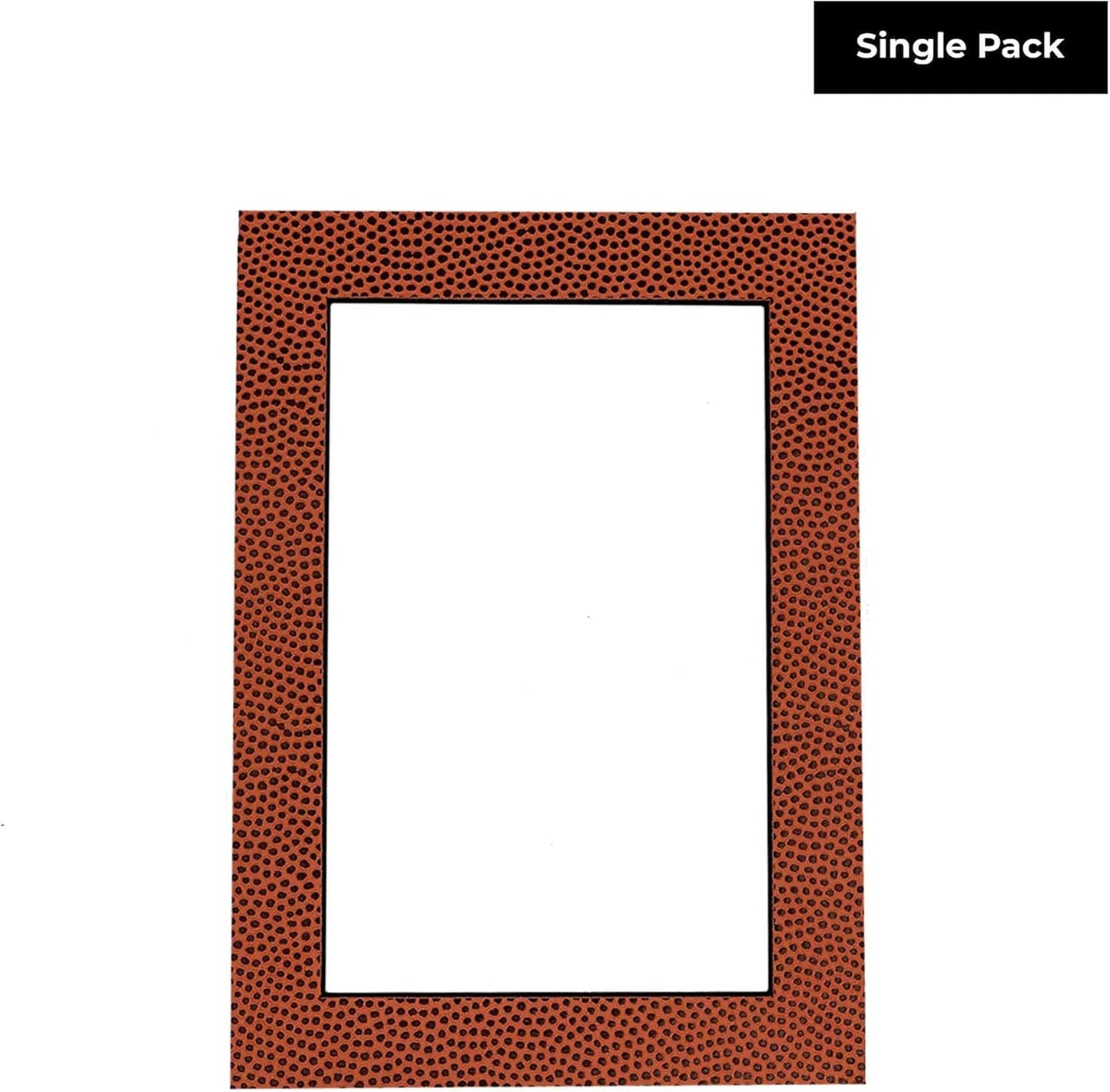 8.5x11 Mat Bevel Cut for 7x9 Photos - Acid Free Football Texture Precut Matboard - For Pictures, Photos, Framing - 4-ply Thickness