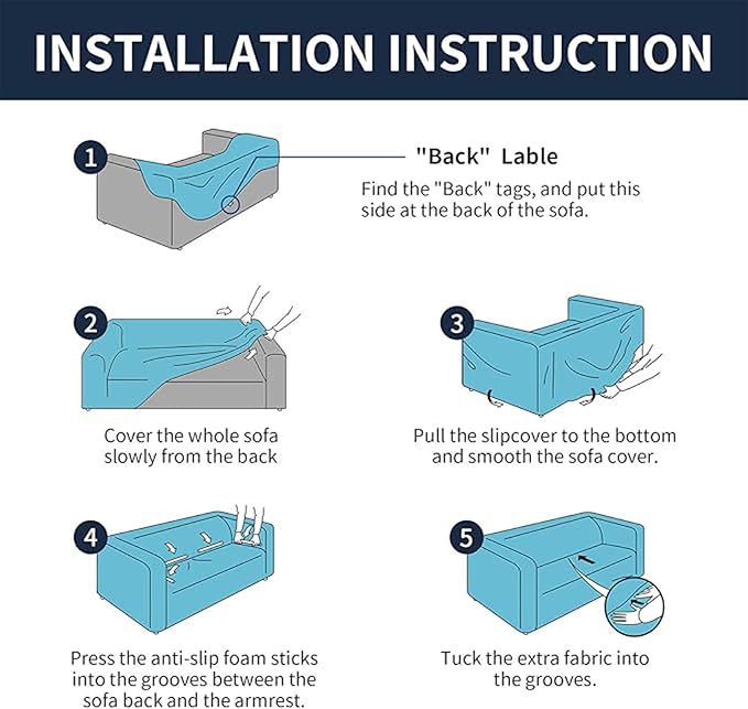 Cupuamon 2026 New Stretch Loveseat Sofa Slipcovers Couch Cover - Image 6