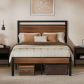 Z-hom Easy Assembly Sturdy Metal Platform Bed, Full Size Bed Frame by Z-HOM