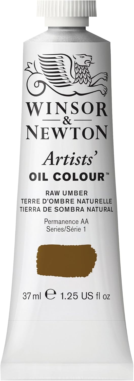 Winsor & Newton Artists' Oil Color, 37ml (1.25 oz) Tube, Raw Umber