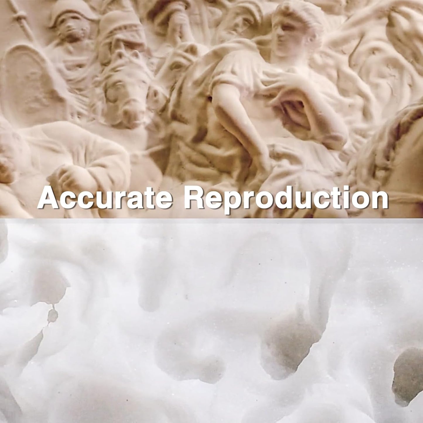 LET'S RESIN Silicone Mold Making Kit 15A, 4H Faster Curing Liquid Silicone Rubber, Super Elastic Translucent Clear Mold Making Kit, Molding Silicone for Silicone Molds, Soap Making, Clay(22lbs)