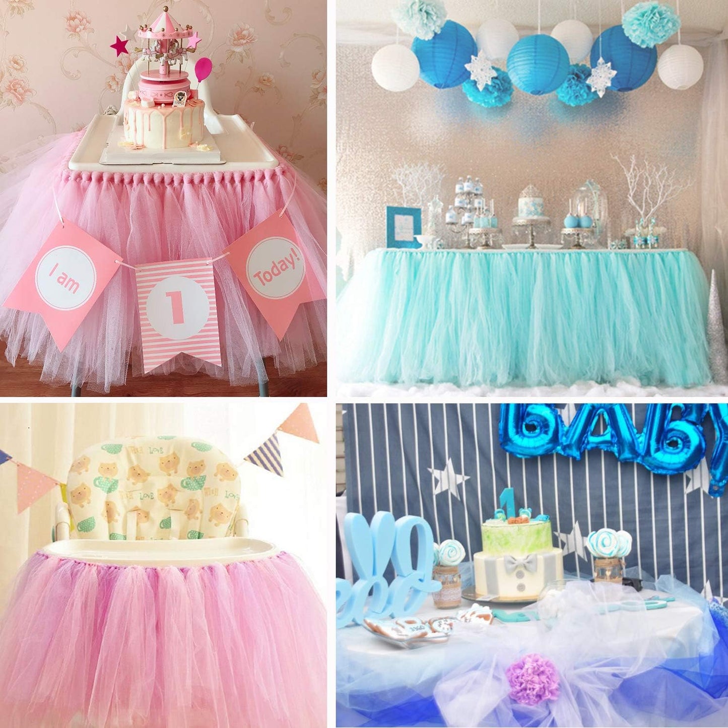 Crystal Organza Tulle Sheer Fabric Backdrop Curtains for Wedding Baby Shower Birthday Party Event Decor, 19” by 30 Yard (Light Pink)