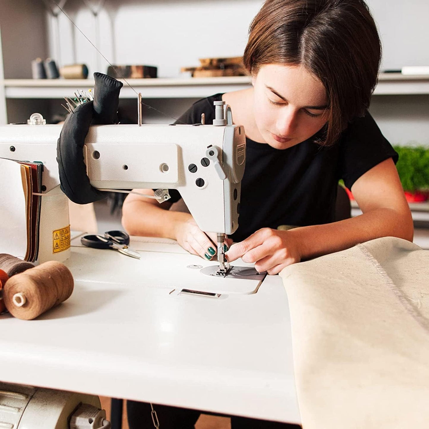 AK TRADING CO. Muslin Fabric/Textile Unbleached - Draping Fabric - Natural 2 Yards Medium Weight - 100% Cotton (63in. Wide)