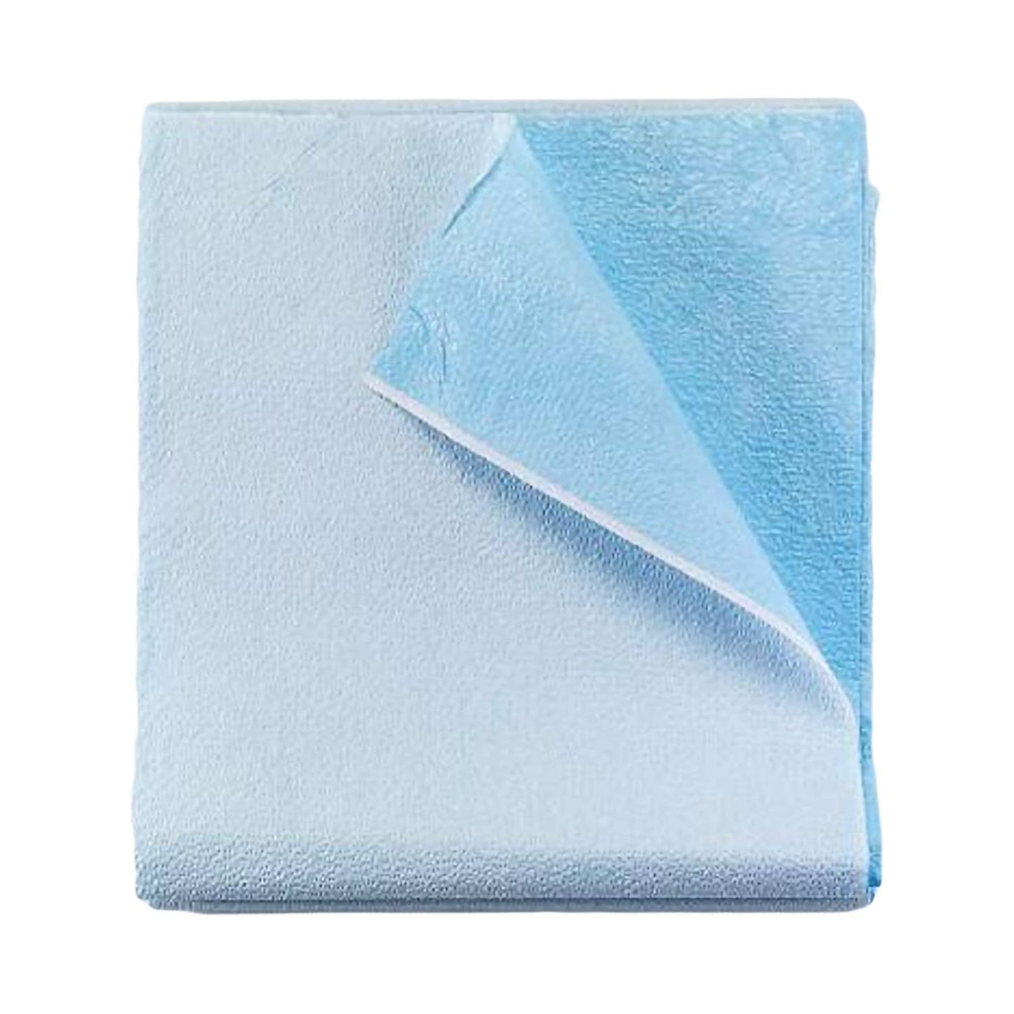 McKesson Drape Sheets [50 Count] Disposable Stretcher Sheet for Bed, Massage, Exam, Medical, Tissue/Poly, Latex-Free, 40 x 90 in, Blue