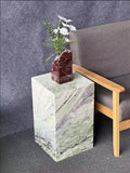 Green Marble Side Table Modern Square End Table by FutureStone