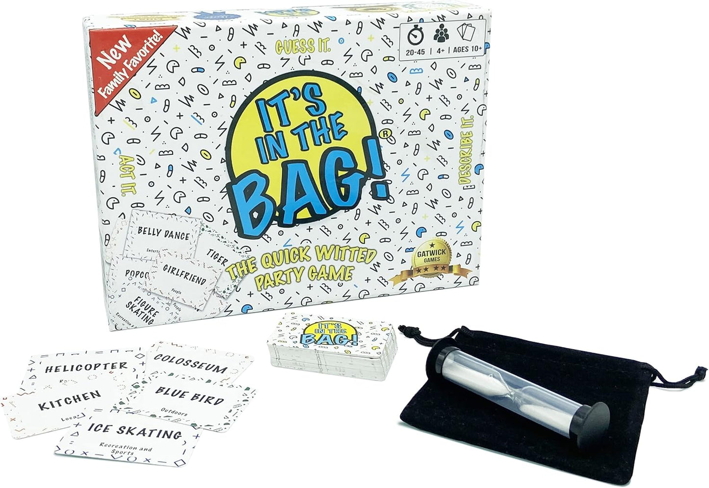 It’s in The Bag - Ultimate Family Game for Game Night, 3 Rounds of Wild Easy Fun! Best Board and Party Games for Adults, Groups, and Kids