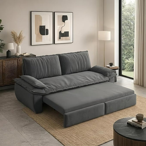 73.2" Sofa Bed Queen, 3-in-1 Pull Out Sofa Bed by Outdoorchairs