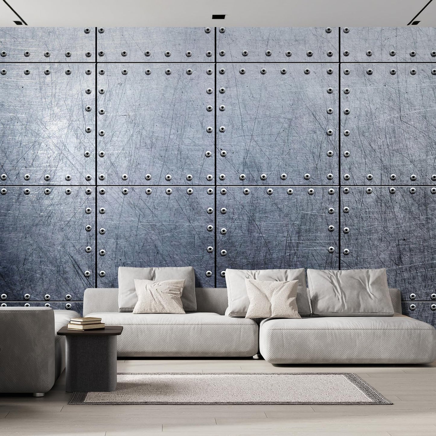 wall26 Metal Wallpaper Background Canvas Art Wall Decor - 132x192 inches