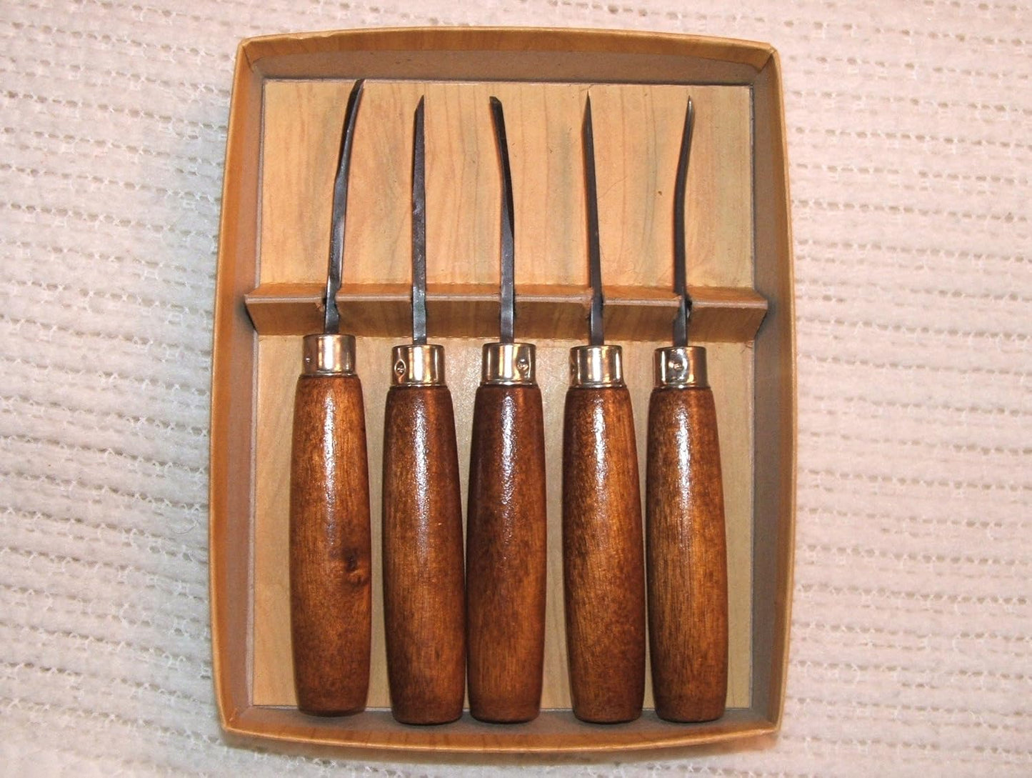 U J Ramelson 110 Wood Carving Set set of 5