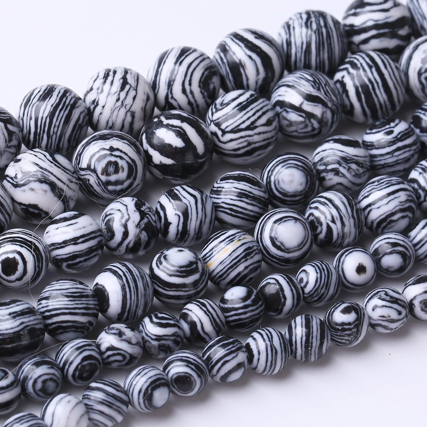 32PCS 12MM Black Malachite Beads Stone Beads Energy Healing Beads for DIY Jewelry Bracelet Necklace Making for Jewelry Making15Inch…