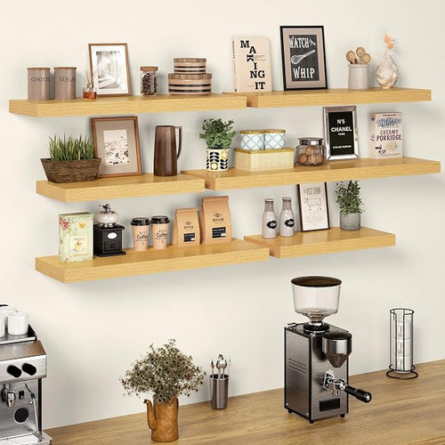 24 Inch Floating Shelves, 12 Inch Deep Floating Shelves - Image 2
