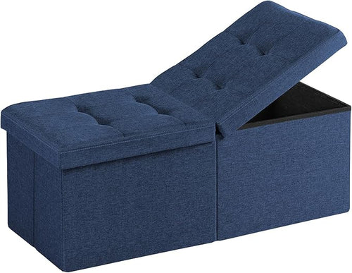 30.5-INCH Storage Ottoman Bench, Footrest by Unknown