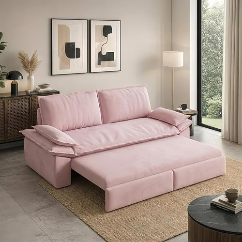 73.2" Sofa Bed Queen, 3-in-1 Pull Out Sofa Bed by Outdoorchairs