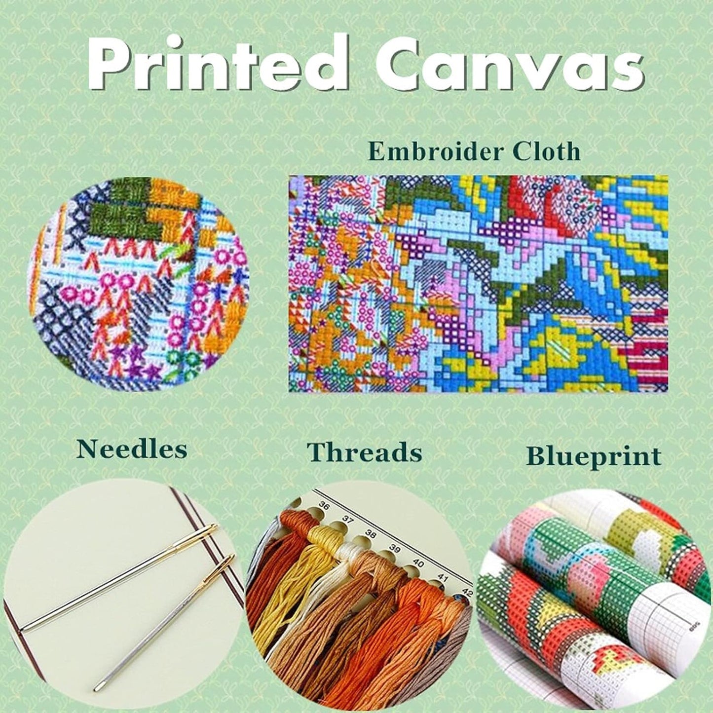 Joyhoor Cross Stitch Kits for Beginners Stamped Cross-Stitch Supplies Needlework preprint Embroidery Kits for Adults DIY Needlepoint Kits Embroidery Patterns 11CT-Underwater sea Turtle 18x18 inchs