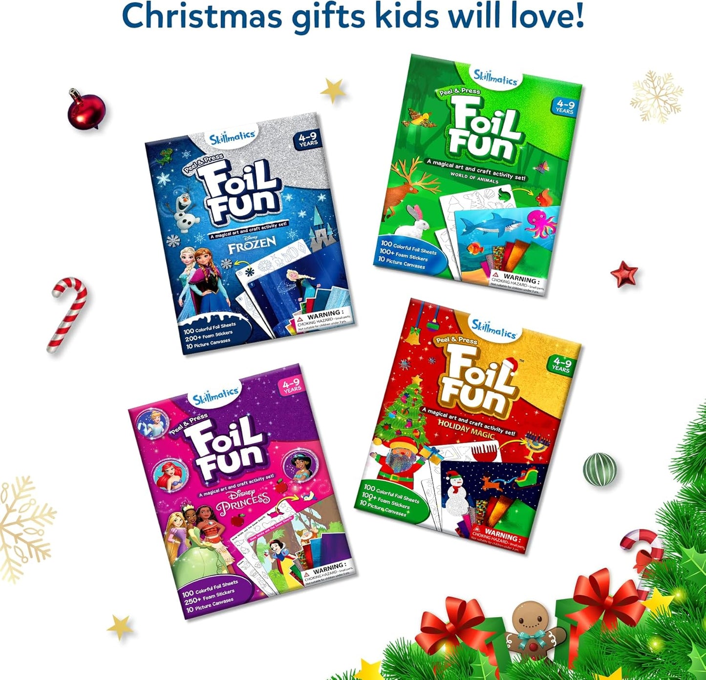 Skillmatics Foil Fun - Space, No Mess Art for Kids, Craft Kits & Supplies, DIY Creative Activity, Travel Toys, Gifts for Boys & Girls Ages 4, 5, 6, 7, 8, 9