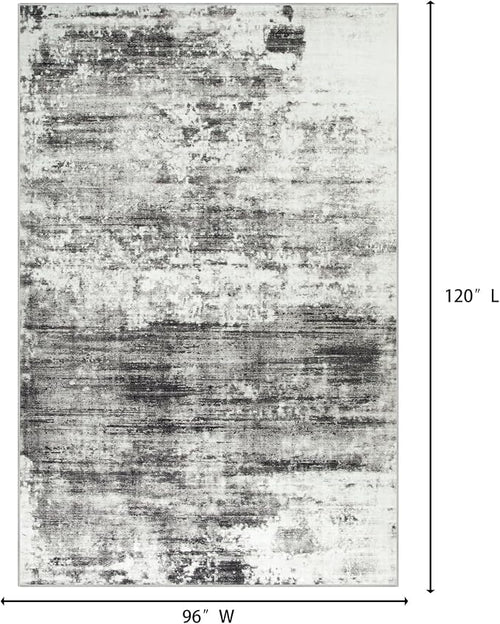 8x10 Area Rugs Washable Rug: Large Modern Abstract Living Room Rug Soft - Image 2