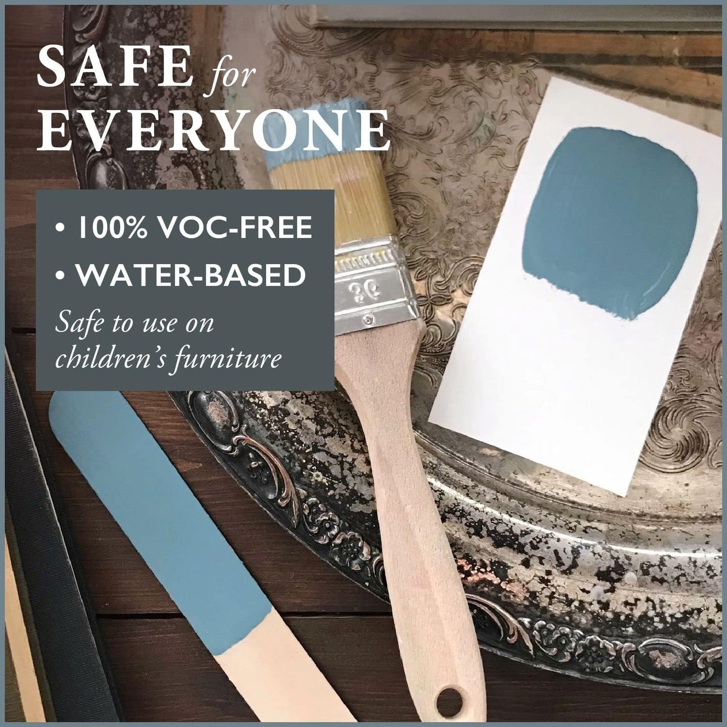 AMY HOWARD AT HOME Chalk-Based One Step Paint for Furniture, Cabinetry, Decor, Finish, and More | No Stripping, Sanding, or Priming | Medium Base | 32 Ounce | Vintage Affliction