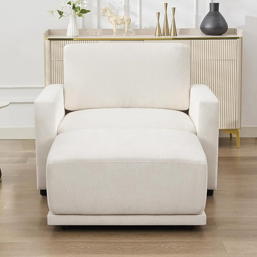 44.2" Chenille Oversized Chair by CACFTII
