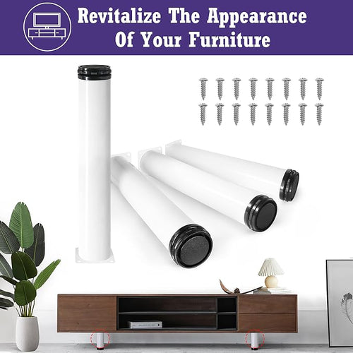 14 Inch Metal Furniture Legs - Image 2
