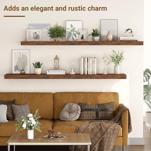 48 Inch Floating Shelves, 12 Inch Deep Floating Shelves - Image 2