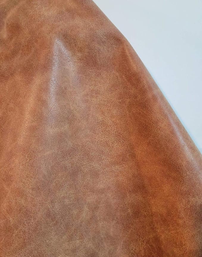 NAT Leathers | Soft Faux Leather Upholstery Fabric by The Yard | Synthetic PU - Image 3