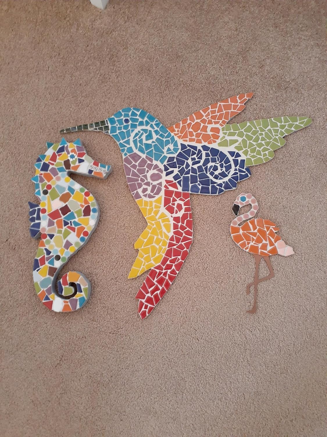 0.78"-1.57" Irregular Ceramics Mosaic Tiles,1.1LB Mosaic Pieces Stones for Home Decoration DIY Craft Plates Flowerpots Vases Cups Mosaic Making Supplies (White)