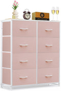 8-Drawer Dresser for Bedroom, Anti-Tip Tall Storage Organizer Chest of Drawers by SageNest