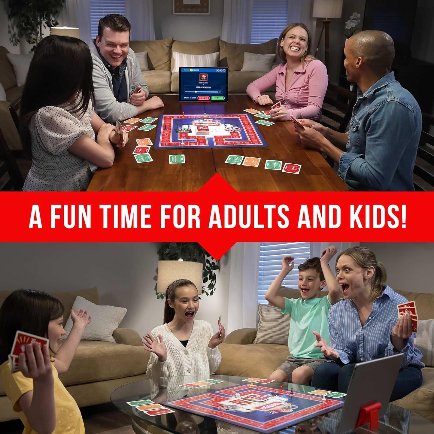 Soundtrack Trivia Movie Game, Name The Movie from a 15 Second Music Clip, Board Game for Family, Adults, Kids Ages 8+, 1 or More Players by Game Night Media