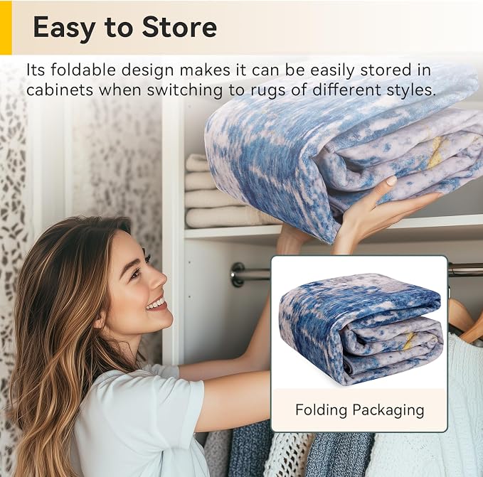 RELEANY Washable Area Rugs 3x6 Non-Slip Modern Abstract Soft - Image 8