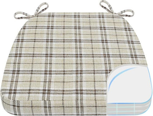 AAAAAcessories D-Shaped Chair Cushions, Machine-Washable Cover by AAAAAcessories