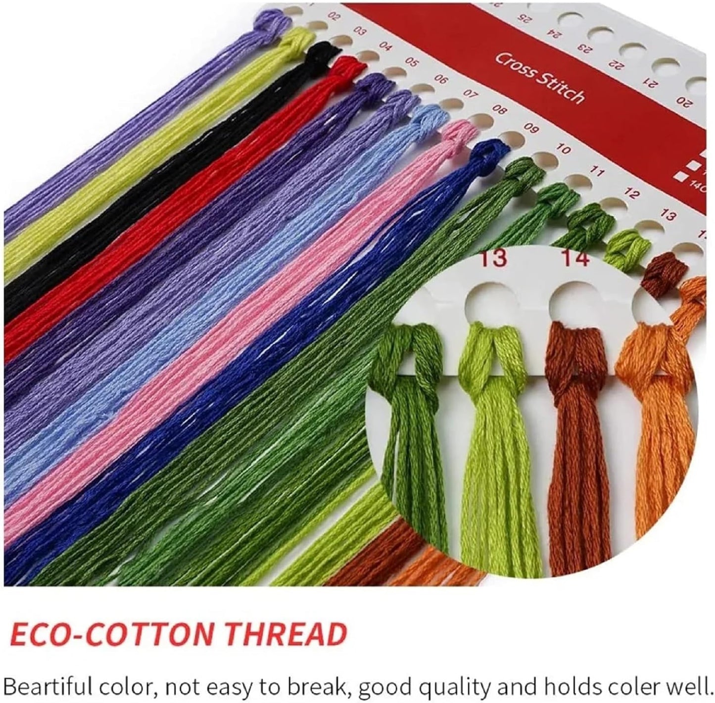 Dooxvey Cross Stitch Kit for Adult Beginners - Full Range of Stamped Kits with 11CT Patterns - Hummingbird Flowers 16x20 inch
