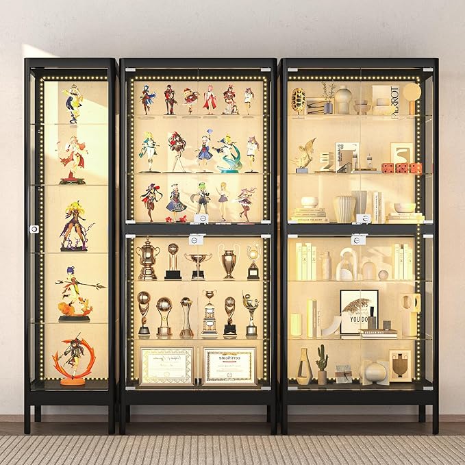 6-Tier Glass Display Cabinet - Image 6