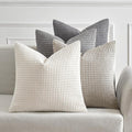 MIULEE Timeless Neutral Pillow Covers 20x20 Inch Set of 4 Mid Century Modern by MIULEE