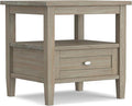 SIMPLIHOME Warm Shaker End Table by SimpliHome