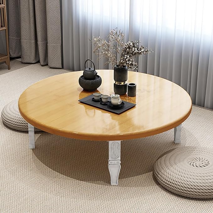 JHDXL Folding Japanese Floor Table，Folding Floor Coffee Table, Vintage Portable by Unknown